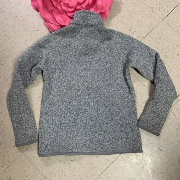 PATAGONIA Better Sweater 1/4 Zip Fleece Pullover 25617‎ Heather Gray - Picture 4 of 6